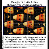 Cute Candy Corn Repeat Design DW1 Decoupage Tissuepapier