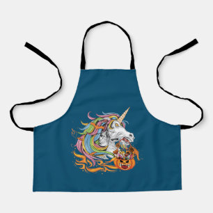 Cute Candy Corn Unicorn Halloween Schort