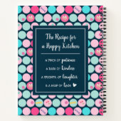 Cute Candy Cupcakes Dots Motif 1er livre de cuisin (Dos)