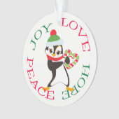 Cute Candy Heart Penguin Enfants (devant)
