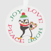 Cute Candy Heart Penguin Enfants (devant)