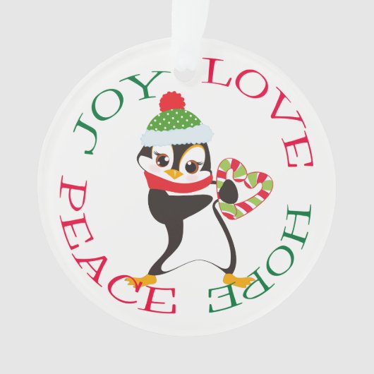 Cute Candy Heart Penguin Enfants (devant)