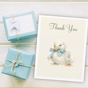 Cute cankkkling avec Merci de Baby shower de ruban