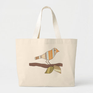 Cute Canvas Tas - Vogel op filiaal #1-Erin Brie Ar