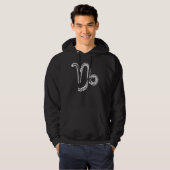 Cute Capricorn Sign Zodiac Female Hoodie (Voorkant volledig)