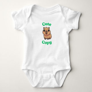 Cute Capybara Baby Bodysuit | Grappig Dieren Baby