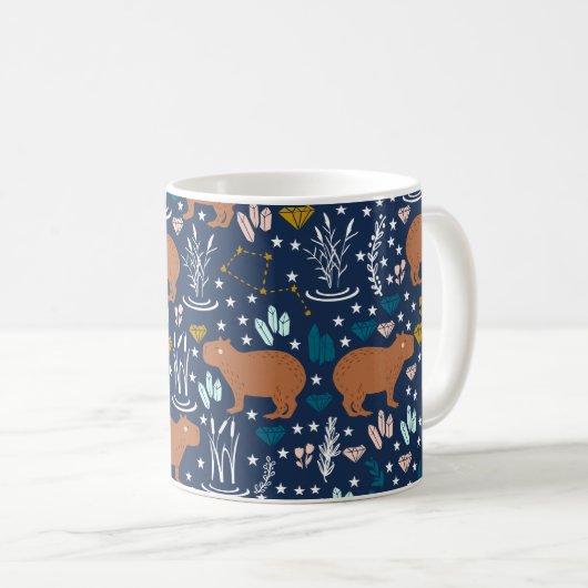 Cute Capybara Coffee Mug (Devant droit)