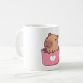 Cute Capybara Dans Une Mug (Devant gauche)