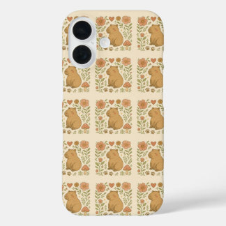Cute Capybara Hoesje – Pastel Dieren Esthetiek