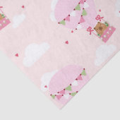 Cute Capybara Hot Air Balloon Tissuepapier (Detail)