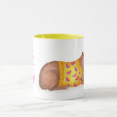 Cute capybara 'meilleure maman jamais' mug (Centre)