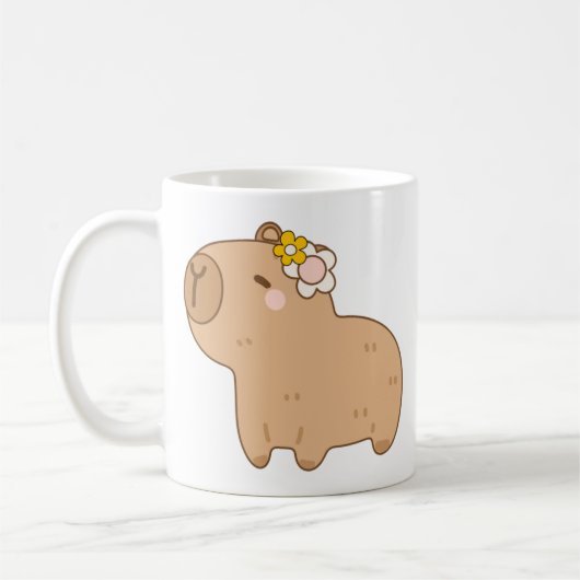 Cute Capybara Mug (Gauche)