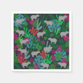 Cute Capybara Paper Napkins Servet (Voorkant)