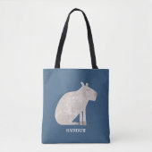 Cute Capybara Personalized Draagtas (Voorkant)