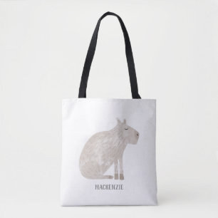 Cute Capybara Personalized Draagtas
