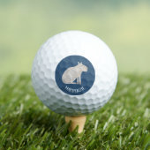 Cute Capybara Personalized Golfballen (Insitu Shirt)