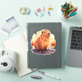 Cute Capybara Sticker (iPad Cover)