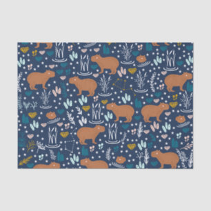 Cute Capybara Tissue Paper Tissuepapier
