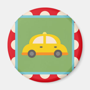 Cute Car Transportation Theme Baby Kinderen Gifts Magneet