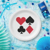 Cute card suit bord van speelpartijpapier (Feest)