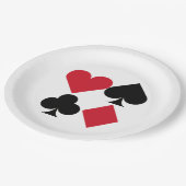 Cute card suit bord van speelpartijpapier (Gekanteld)