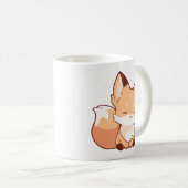 Cute caricature Fox Mug (Devant droit)