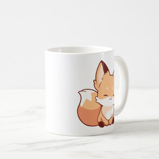 Cute caricature Fox Mug (Devant droit)