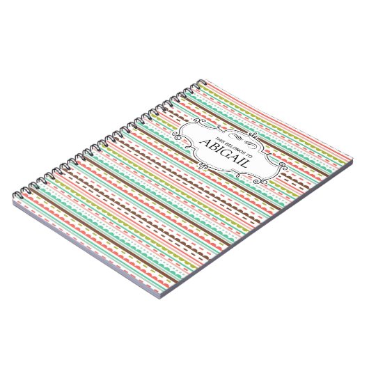 Cute Carnets spiraux personnalisés (Côté gauche)