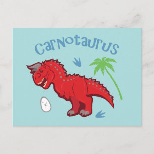 Cute Carnotaurus Briefkaart