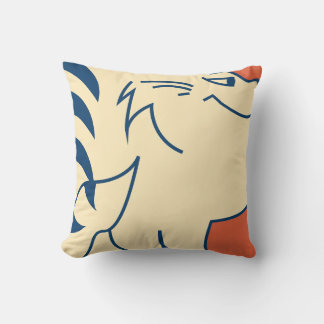 Cute Carré Fat Chat sur Coussin - Kotakotak