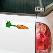 Cute Carrot Bumpersticker (Op Truck)