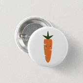 Cute Carrot Ronde Button 3,2 Cm (Voorkant /achterkant)