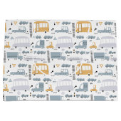 Cute Cars in Traffic Pattern Groot Cadeauzakje (Voorkant)