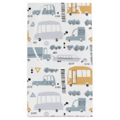 Cute Cars in Traffic Pattern Klein Cadeauzakje (Achterkant)