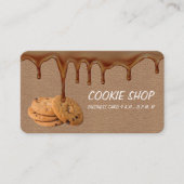 Cute Carte de visite de la Boutique de biscuits au (Devant)