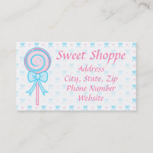 Cute Carte de visite Lollipop