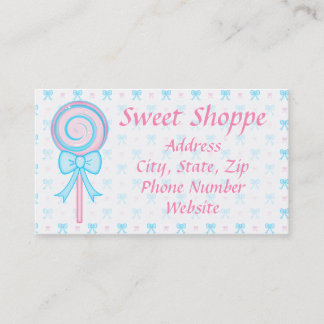 Cute Carte de visite Lollipop