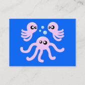 Cute Carte de visite Octopus (Dos)