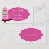 CUTE CARTE DE VISITE pâtisseries pâtisseries boula (Devant / Derrière)