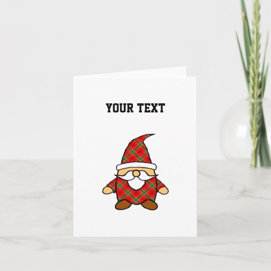 Cute Carton Gnome Pset Pattern-trekuitnodiging (Voorkant)