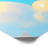 Cute Cartoon Airplane Poster (Hoek)