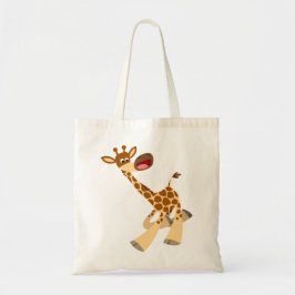 Cute Cartoon Ambling Giraffe Bag Tote Bag