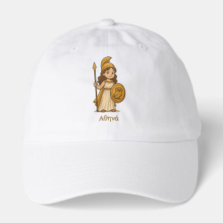 Cute Cartoon Athena Greek Goddess Custom Hat Trucker Pet