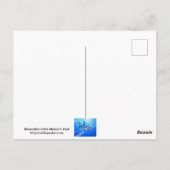 Cute Cartoon Auto Briefkaart (Achterkant)