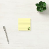 Cute Cartoon Avocado Distress Led 3x3 Post-it® Notes (Kantoor)