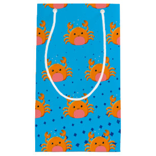 Cute Cartoon Baby Crab Blue Ocean Klein Cadeauzakje