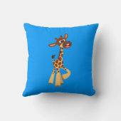 Cute Cartoon Baby Giraffe Pillow Kussen (Achterkant)