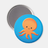 Cute Cartoon Baby Octopus Magneet (Voorkant / Achterkant)