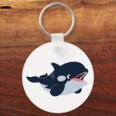 Cute Cartoon Baby Orca Sleutelhanger (Voorkant)