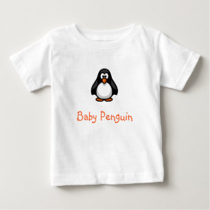 Cute Cartoon Baby Penguin met Bright Nose